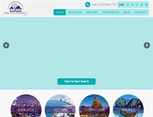 Tablet Screenshot of findthaiproperty.com